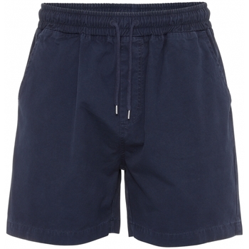 Abbigliamento Shorts / Bermuda Colorful Standard Short en twill  Organic navy blue Blu