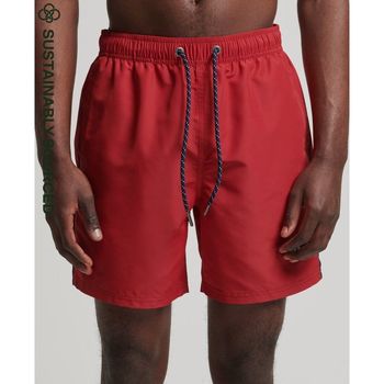 Abbigliamento Uomo Costume / Bermuda da spiaggia Superdry M3010188A VARSITY SMINSHORT-RXG RED Rosso