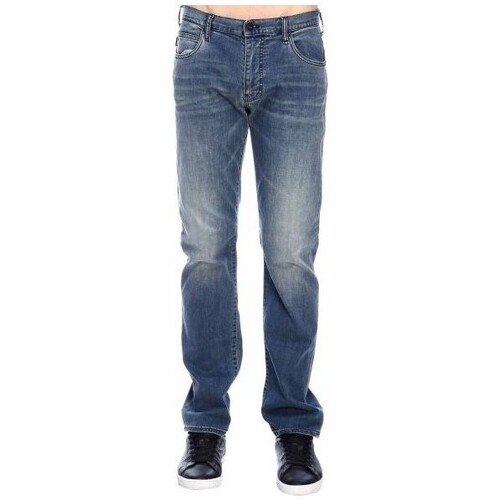 Abbigliamento Uomo Pantaloni 5 tasche Emporio Armani - 5 TASCHE STRETCH Blu
