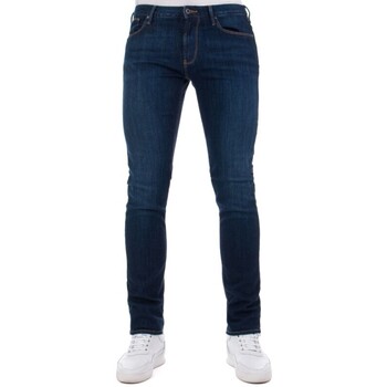 Abbigliamento Uomo Pantaloni 5 tasche Emporio Armani Jeans slim fit in comfort denim DENIM SCURO