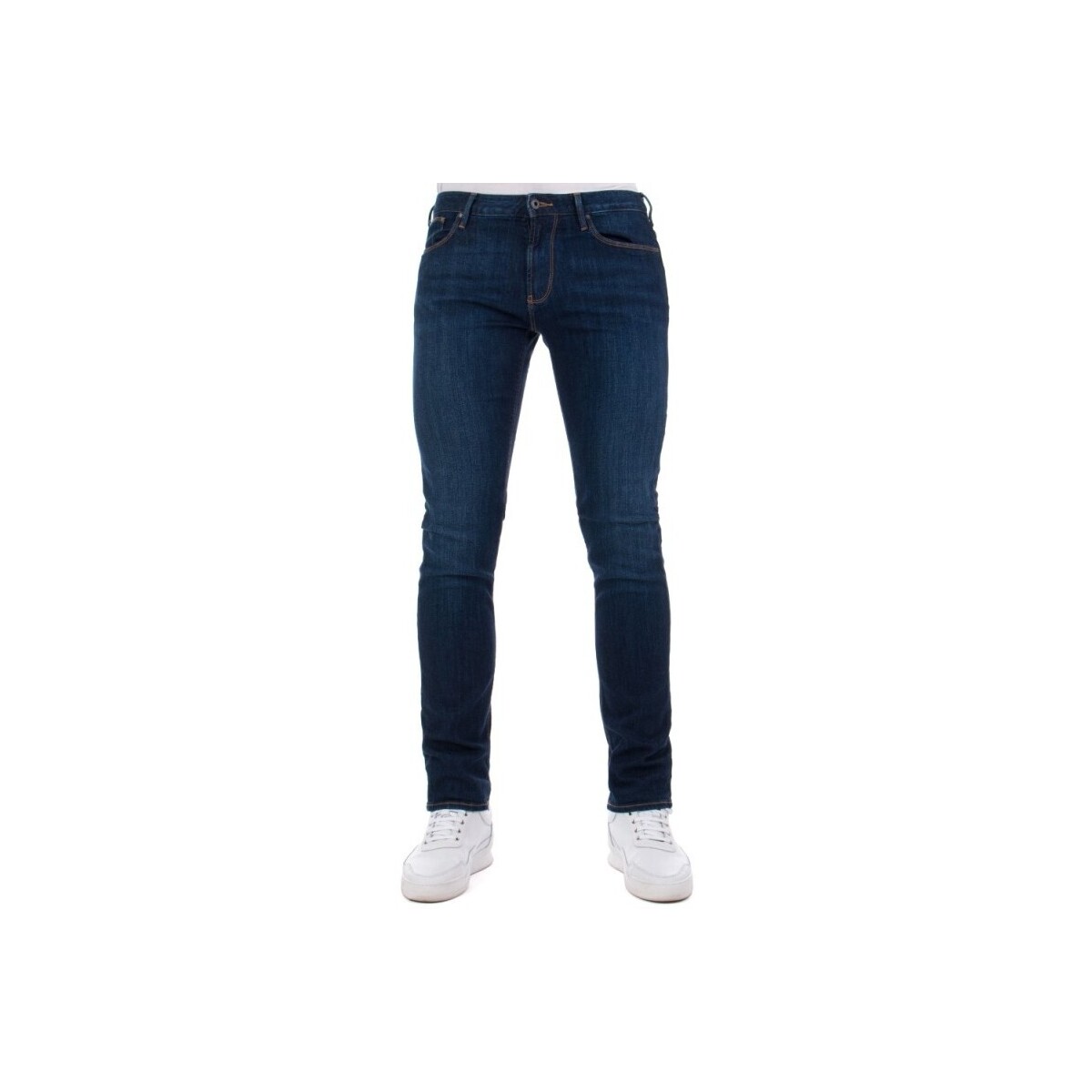 Abbigliamento Uomo Pantaloni 5 tasche Emporio Armani - Jeans slim fit in comfort denim Blu