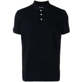 Abbigliamento Uomo T-shirt & Polo Emporio Armani -POLO  PIQUET Nero