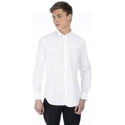 Abbigliamento Uomo Camicie maniche lunghe Harmont & Blaine -  CAMICIA COTONE TINTA  UNITA Bianco