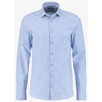 Abbigliamento Uomo Camicie maniche lunghe MICHAEL Michael Kors - CAMICIA SLIM STRETCH Blu
