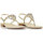 Scarpe Donna Infradito Positano Sandalo infradito con gioiello Oro