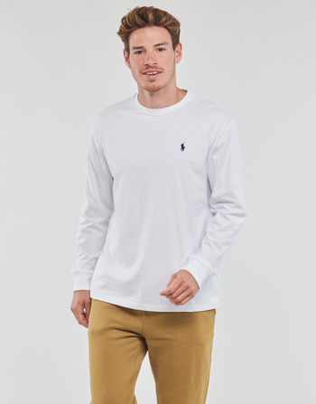 Abbigliamento Uomo T-shirts a maniche lunghe Polo Ralph Lauren SSCNM2-SHORT SLEEVE-T-SHIRT Bianco / White