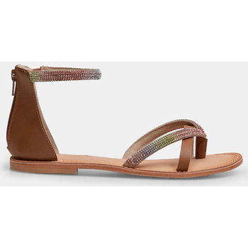 Scarpe Donna Sandali Bata Sandali gioiello flat con cavigliera e Multicolore