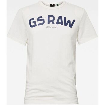 Abbigliamento Uomo T-shirt & Polo G-Star Raw D16388 4561 GR TEE-111 MILK Bianco
