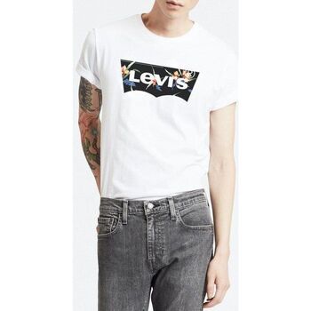 Abbigliamento Uomo T-shirt & Polo Levi's 22489 0273 HOUSEMARK TEE-WHITE FLOREAL Bianco