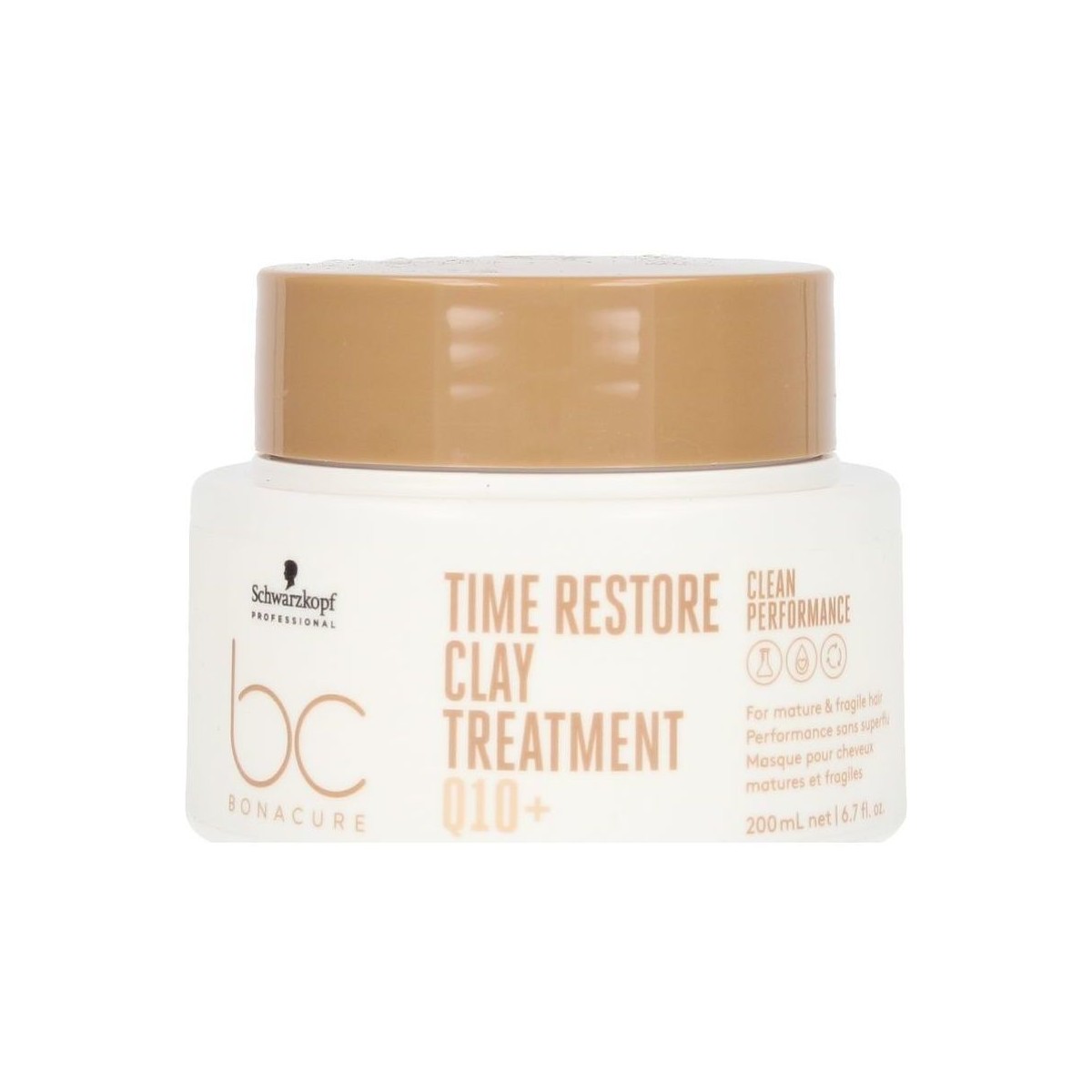 Bellezza Maschere &Balsamo Schwarzkopf Bc Time Restore Q10+ Clay Treatment 