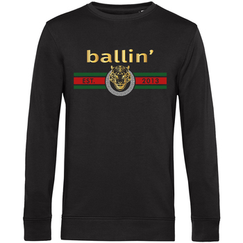 Abbigliamento Uomo Felpe Ballin Est. 2013 Tiger Lines Sweater Nero