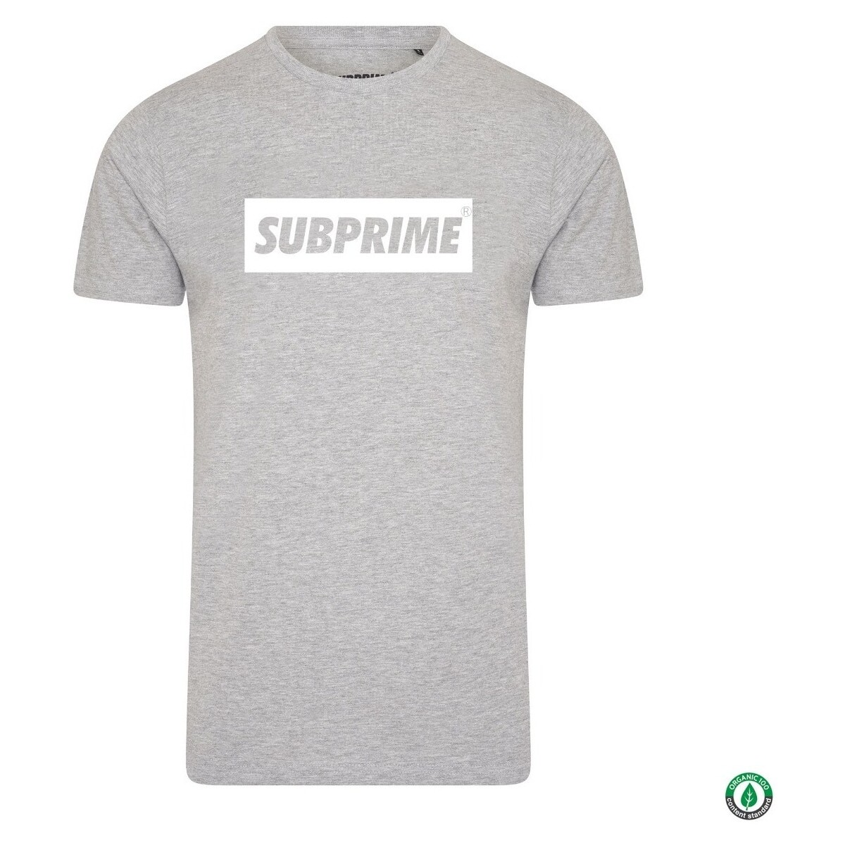 Abbigliamento Uomo T-shirt maniche corte Subprime Shirt Block Grey Grigio