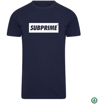 Abbigliamento Uomo T-shirt maniche corte Subprime Shirt Block Navy Blu