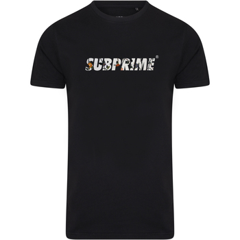 Abbigliamento T-shirt maniche corte Subprime Shirt Flower Black Nero