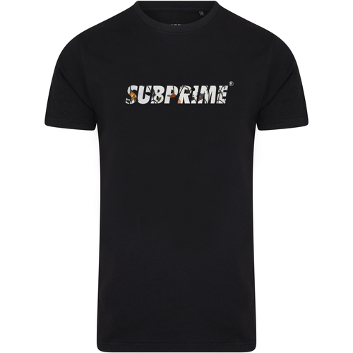 Abbigliamento T-shirt maniche corte Subprime Shirt Flower Black Nero