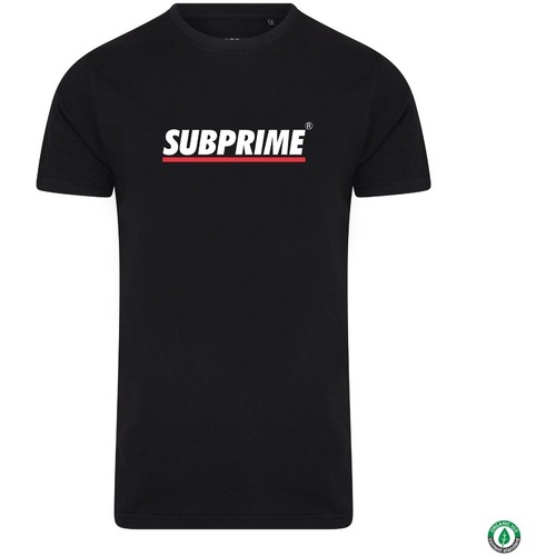 Abbigliamento T-shirt maniche corte Subprime Shirt Stripe Black Nero