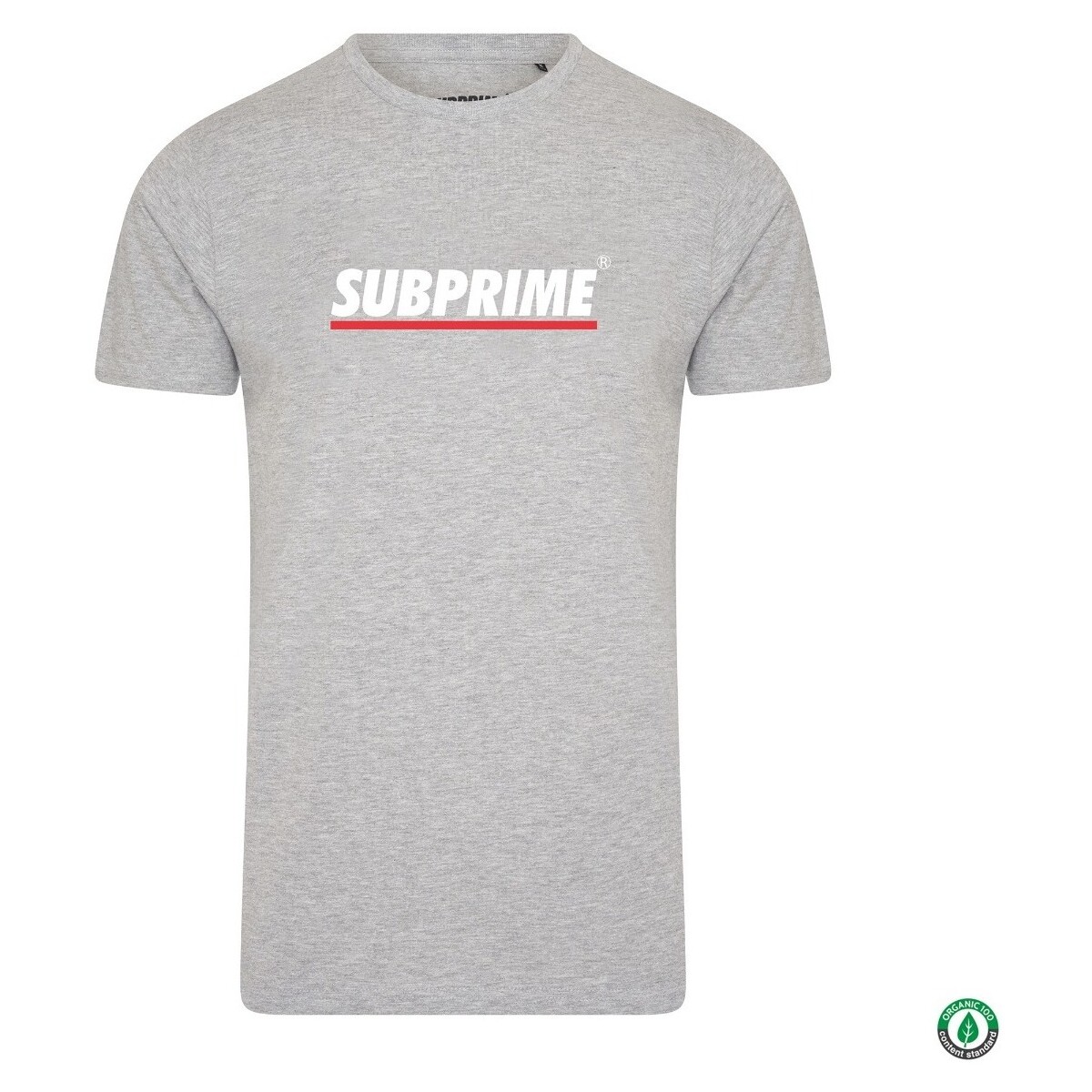 Abbigliamento T-shirt maniche corte Subprime Shirt Stripe Grey Grigio