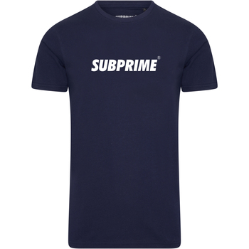 Abbigliamento Uomo T-shirt maniche corte Subprime Shirt Basic Navy Blu