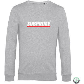 Abbigliamento Uomo Felpe Subprime Sweater Stripe Grey Grigio