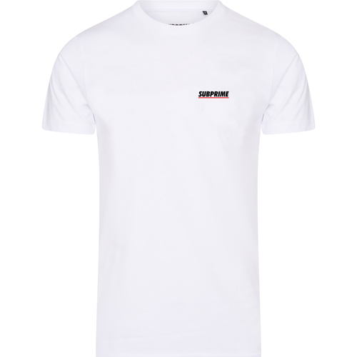 Abbigliamento Uomo T-shirt maniche corte Subprime Shirt Chest Logo White Bianco