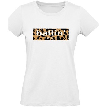 Abbigliamento Donna T-shirt maniche corte Ballin Est. 2013 Panter Block Shirt Bianco