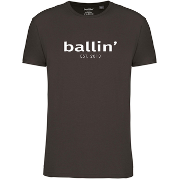 Abbigliamento Uomo T-shirt maniche corte Ballin Est. 2013 Regular Fit Shirt Grigio