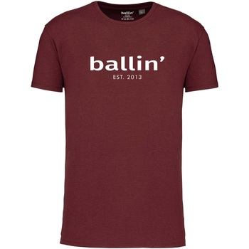 Abbigliamento Uomo T-shirt maniche corte Ballin Est. 2013 Regular Fit Shirt Rosso