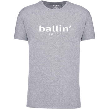 Abbigliamento Uomo T-shirt maniche corte Ballin Est. 2013 Regular Fit Shirt Grigio