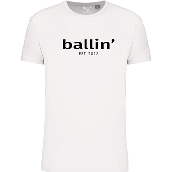 Abbigliamento Uomo T-shirt maniche corte Ballin Est. 2013 Regular Fit Shirt Bianco