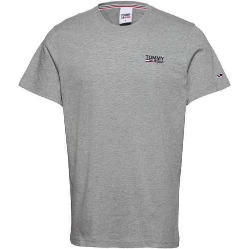 Abbigliamento Uomo T-shirt maniche corte Tommy Jeans Logo Shirt Grigio