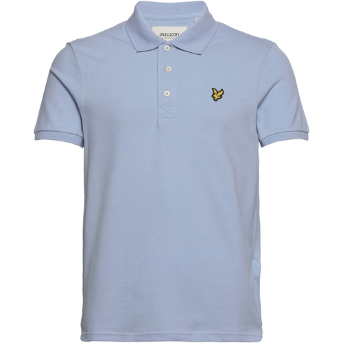 Abbigliamento Uomo Polo maniche corte Lyle & Scott Plain Polo Shirt Blu