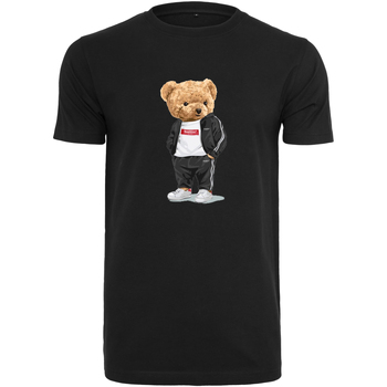 Abbigliamento Uomo T-shirt maniche corte Ballin Est. 2013 Bear Tracksuit Tee Nero