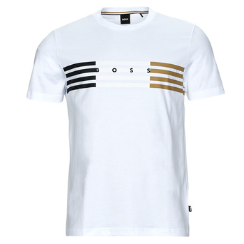 Abbigliamento Uomo T-shirt maniche corte BOSS Tiburt 332 Bianco