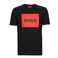 Abbigliamento Uomo T-shirt maniche corte HUGO Dulive222 Nero / Rosso