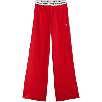 Abbigliamento Donna Pantaloni Tommy Jeans  Rosso