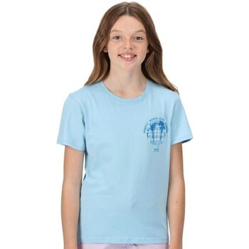 Abbigliamento Unisex bambino T-shirts a maniche lunghe Regatta Bosley V Blu