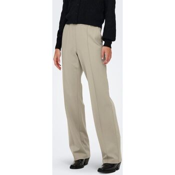 Abbigliamento Donna Pantaloni Only 15235076 L.32  POPTRASH SUKI-WHITECAP GREY Grigio