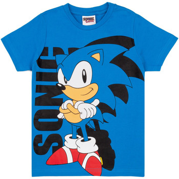 Abbigliamento Bambino T-shirts a maniche lunghe Sonic The Hedgehog  Nero