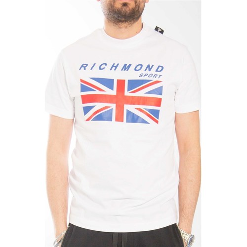 Abbigliamento Uomo T-shirt maniche corte Richmond Sport UMP22017TS Bianco
