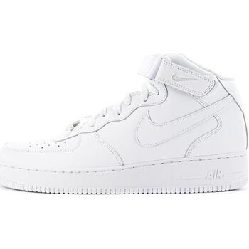 Scarpe Uomo Sneakers Nike AIR FORCE 1 MID Bianco