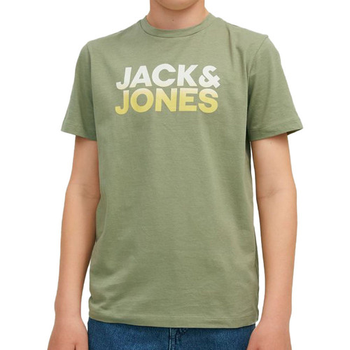 Abbigliamento Bambino T-shirt & Polo Jack & Jones 12213560 Verde