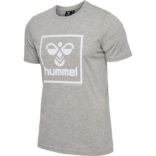 Abbigliamento Uomo T-shirt maniche corte hummel T-shirt  Lisam 2.0 Grigio