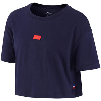 Abbigliamento Donna T-shirt maniche corte Nike CV1909-498 Blu