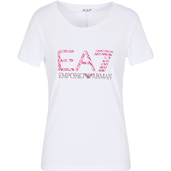 Abbigliamento Donna T-shirt & Polo Ea7 Emporio Armani 3LTT25 TJDZZ Bianco