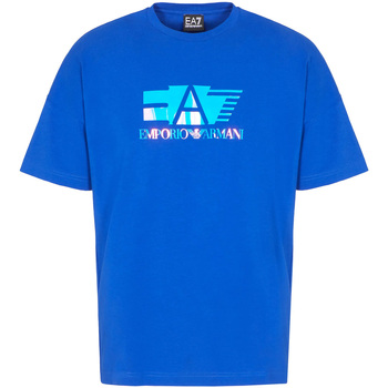 Abbigliamento Uomo T-shirt & Polo Ea7 Emporio Armani 3LPT35 PJ5MZ Blu