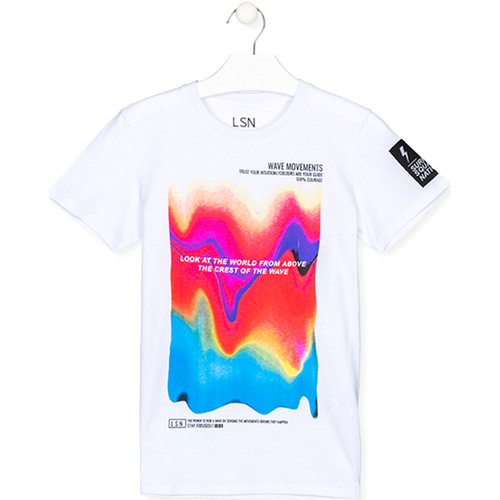 Abbigliamento Unisex bambino T-shirt maniche corte Losan 21F-1000AL Bianco