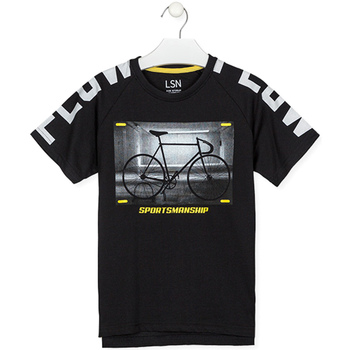 Abbigliamento Unisex bambino T-shirt maniche corte Losan 21F-1006AL Nero