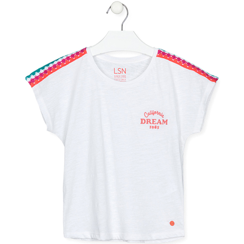 Abbigliamento Unisex bambino T-shirt maniche corte Losan 21G-1000AL Bianco
