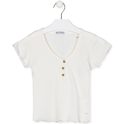 Abbigliamento Unisex bambino T-shirt maniche corte Losan 21G-1022AL Bianco