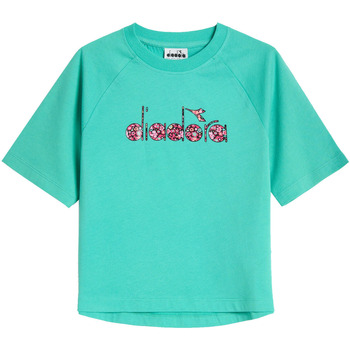 Abbigliamento Unisex bambino T-shirt & Polo Diadora 102178258 Verde